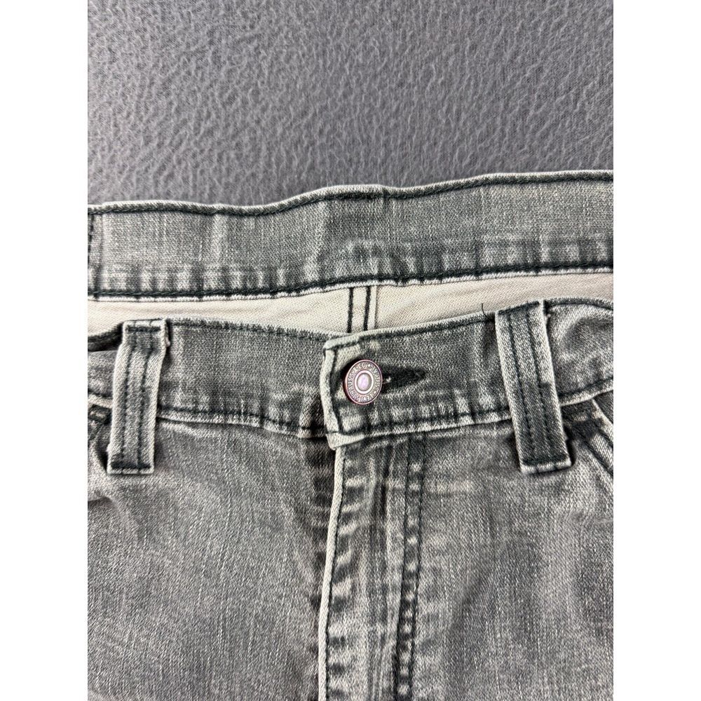 Levis 541 Jeans Men's 34x31* Gray Denim Athletic Fit Straight Stretch Tapered - Picture 4 of 13